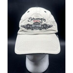 Harley Davidson Tan 2004 Sturgis Black Hills Adjustable Hat Cap
